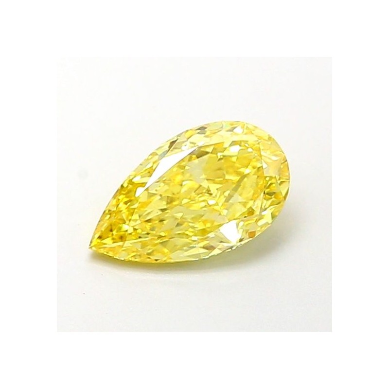 Diament laboratoryjny o barwie fantazyjnej szlif gruszkowy, 1ct, VVS2, Fancy Vivid Yellow, IGI LG700517797