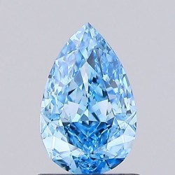Diament laboratoryjny o barwie fantazyjnej szlif gruszkowy, 1.02ct, VVS2, Fancy Vivid Blue, IGI LG735592711