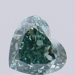 Diament laboratoryjny o barwie fantazyjnej serce, 1.41ct, VVS2, Fancy Intense Green, IGI LG621407750