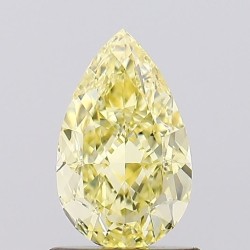 Diament laboratoryjny o barwie fantazyjnej szlif gruszkowy, 1.08ct, VVS2, Fancy Intense Yellow, IGI LG698547973
