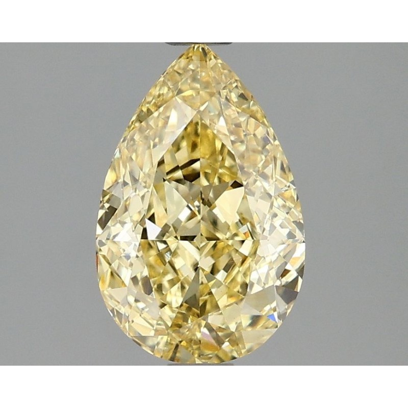 Diament laboratoryjny o barwie fantazyjnej szlif gruszkowy, 1.9ct, VVS2, Fancy Intense Yellow, IGI LG666422810 Diament laboratoryjny o barwie fantazyjnej szlif gruszkowy, 1.9ct, VVS2, Fancy Intense Yellow, IGI LG666422810