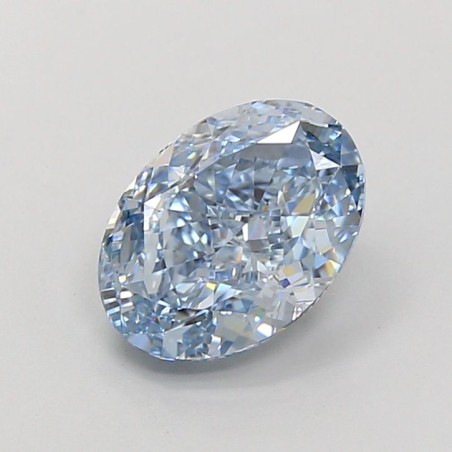 Diament laboratoryjny o barwie fantazyjnej szlif owalny, 2.34ct, VVS1, Fancy Vivid Blue, IGI LG700518313