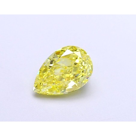 Diament laboratoryjny o barwie fantazyjnej szlif gruszkowy, 1.01ct, VVS2, Fancy Vivid Yellow, IGI LG674504295
