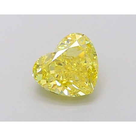 Diament laboratoryjny o barwie fantazyjnej serce, 1.01ct, VVS2, Fancy Vivid Yellow, IGI LG634494142