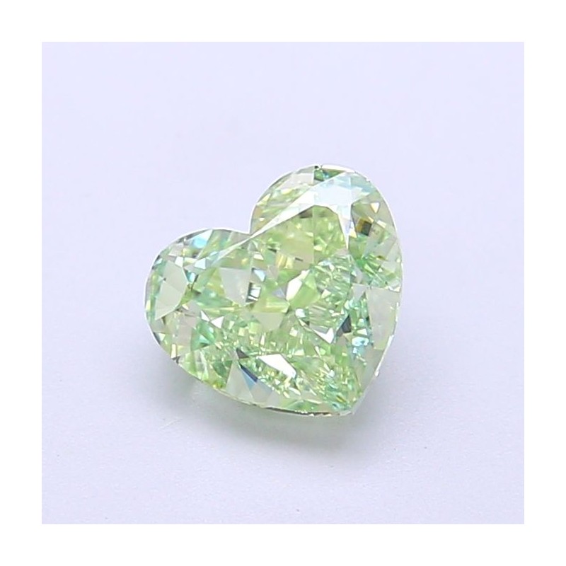Diament laboratoryjny o barwie fantazyjnej serce, 1.14ct, VVS1, Fancy Vivid Green, IGI LG700517942 Diament laboratoryjny o barwie fantazyjnej serce, 1.14ct, VVS1, Fancy Vivid Green, IGI LG700517942