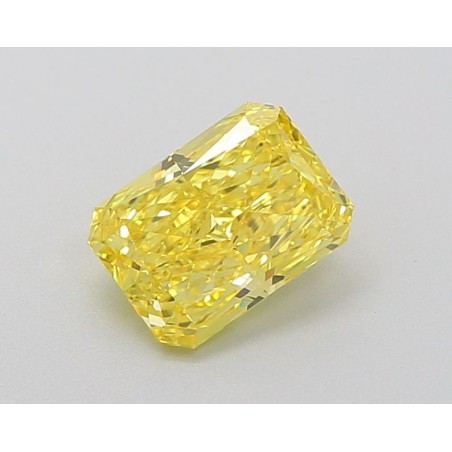 Diament laboratoryjny o barwie fantazyjnej radiant, 1.01ct, IF, Fancy Vivid Yellow, IGI LG639430089