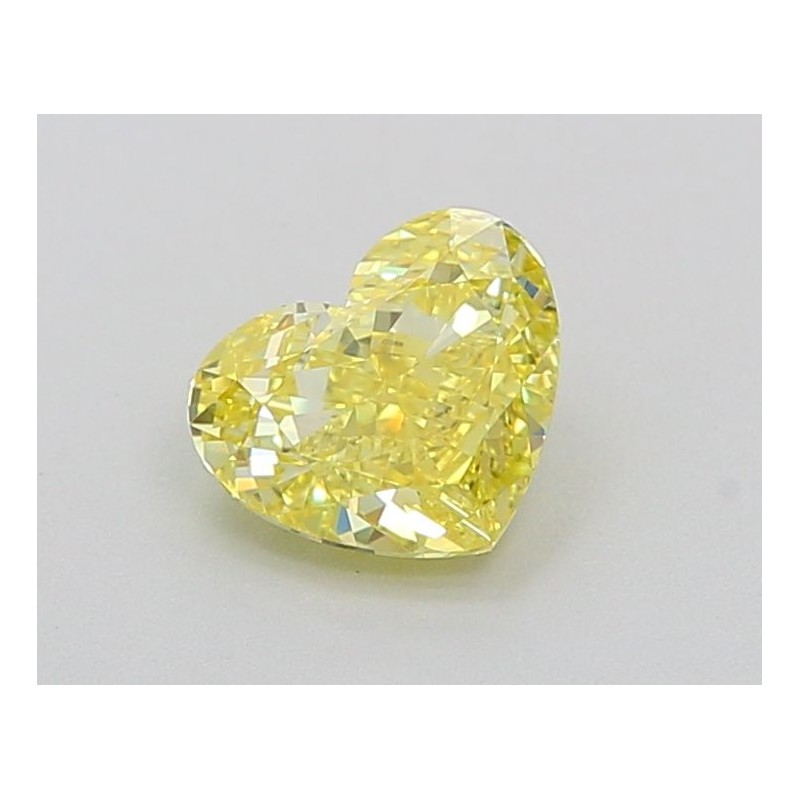 Diament laboratoryjny o barwie fantazyjnej serce, 1.01ct, VVS1, Fancy Vivid Yellow, IGI LG639430086 Diament laboratoryjny o barwie fantazyjnej serce, 1.01ct, VVS1, Fancy Vivid Yellow, IGI LG639430086