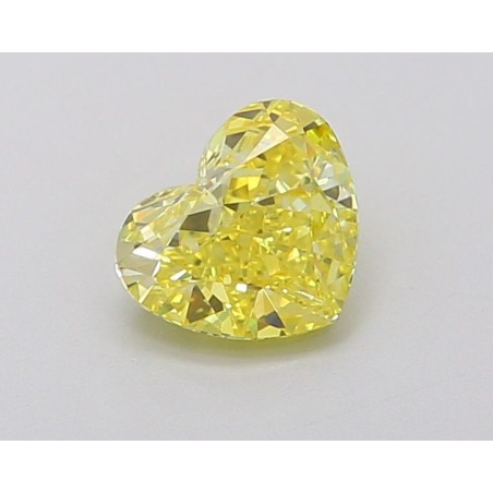 Diament laboratoryjny o barwie fantazyjnej serce, 1.01ct, VVS2, Fancy Vivid Yellow, IGI LG634494139