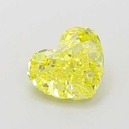 Diament laboratoryjny o barwie fantazyjnej serce, 1.01ct, VVS2, Fancy Vivid Yellow, IGI LG660455194