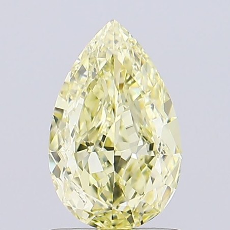 Diament laboratoryjny o barwie fantazyjnej szlif gruszkowy, 1.26ct, VVS2, Fancy Yellow, IGI LG647466674