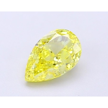 Diament laboratoryjny o barwie fantazyjnej szlif gruszkowy, 1ct, VVS2, Fancy Vivid Yellow, IGI LG694504362