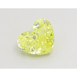 Diament laboratoryjny o barwie fantazyjnej serce, 1ct, VVS2, Fancy Vivid Yellow, IGI LG660455223