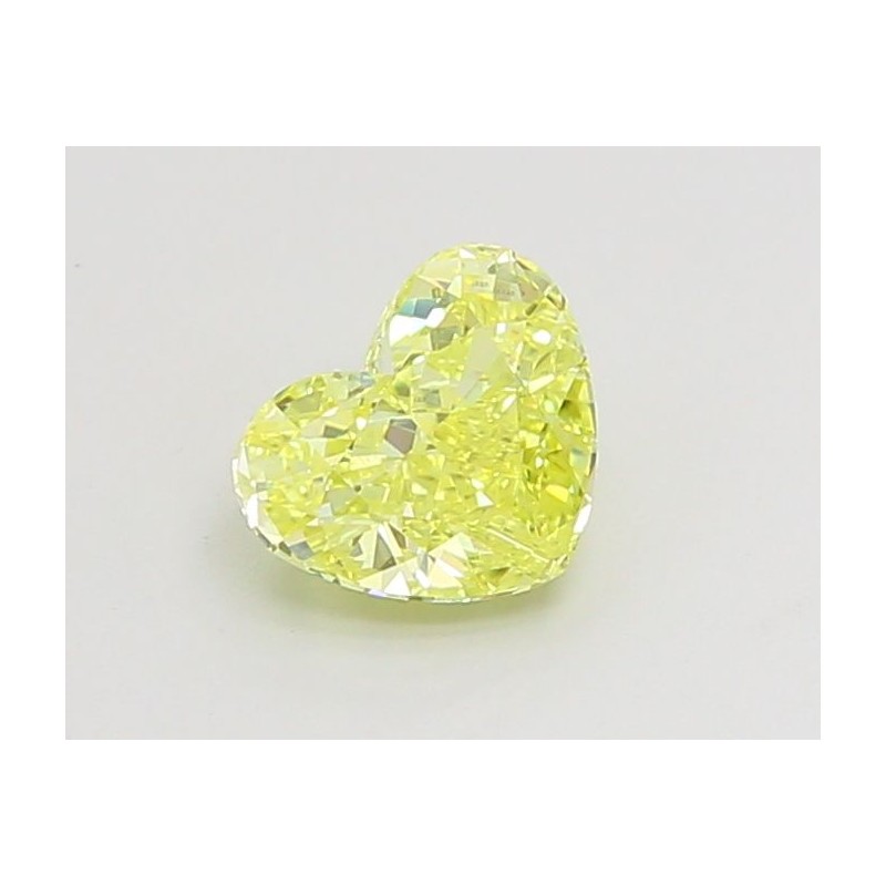 Diament laboratoryjny o barwie fantazyjnej serce, 1ct, VVS2, Fancy Vivid Yellow, IGI LG660455223 Diament laboratoryjny o barwie fantazyjnej serce, 1ct, VVS2, Fancy Vivid Yellow, IGI LG660455223