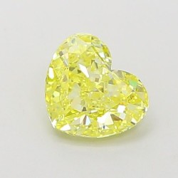 Diament laboratoryjny o barwie fantazyjnej serce, 1ct, VVS2, Fancy Vivid Yellow, IGI LG660455193