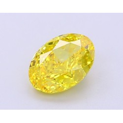 Diament laboratoryjny o barwie fantazyjnej szlif gruszkowy, 1ct, VVS2, Fancy Vivid Yellow, IGI LG694504356
