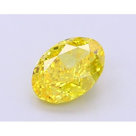 Diament laboratoryjny o barwie fantazyjnej szlif gruszkowy, 1ct, VVS2, Fancy Vivid Yellow, IGI LG694504356