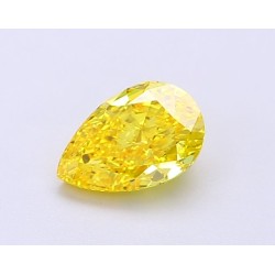 Diament laboratoryjny o barwie fantazyjnej szlif gruszkowy, 1ct, VVS2, Fancy Vivid Yellow, IGI LG694504165