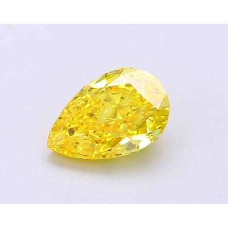 Diament laboratoryjny o barwie fantazyjnej szlif gruszkowy, 1ct, VVS2, Fancy Vivid Yellow, IGI LG694504165