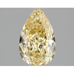 Diament laboratoryjny o barwie fantazyjnej szlif gruszkowy, 1.47ct, VVS2, Fancy Intense Yellow, IGI LG663414710