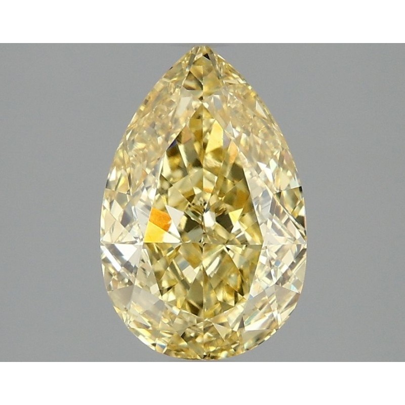 Diament laboratoryjny o barwie fantazyjnej szlif gruszkowy, 2.1ct, VVS2, Fancy Intense Yellow, IGI LG663414731 Diament laboratoryjny o barwie fantazyjnej szlif gruszkowy, 2.1ct, VVS2, Fancy Intense Yellow, IGI LG663414731