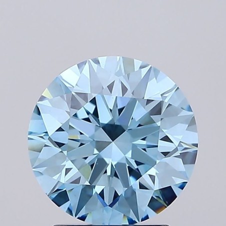 Diament laboratoryjny o barwie fantazyjnej szlif okrągły, 2.37ct, VVS2, Fancy Vivid Blue, IGI LG719563712