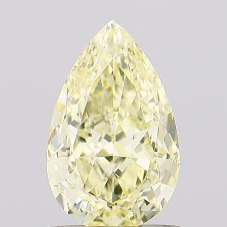 Diament laboratoryjny o barwie fantazyjnej szlif gruszkowy, 1.13ct, VVS2, Fancy Yellow, IGI LG696593829