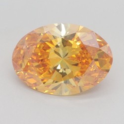 Diament laboratoryjny o barwie fantazyjnej szlif owalny, 2.3ct, VVS2, Fancy Vivid Yellow, IGI LG623495130