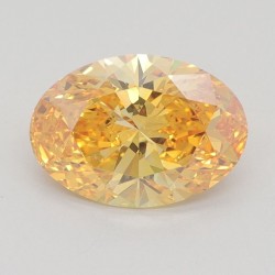 Diament laboratoryjny o barwie fantazyjnej szlif owalny, 2.07ct, VVS2, Fancy Vivid Yellow, IGI LG625448489