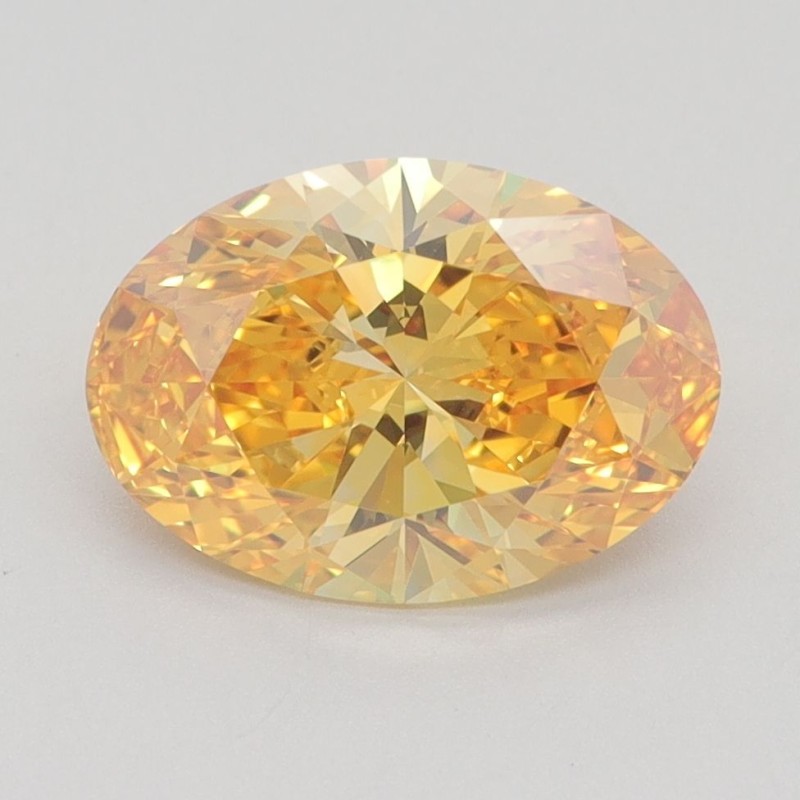Diament laboratoryjny o barwie fantazyjnej szlif owalny, 2.07ct, VVS2, Fancy Vivid Yellow, IGI LG625448489 Diament laboratoryjny o barwie fantazyjnej szlif owalny, 2.07ct, VVS2, Fancy Vivid Yellow, IGI LG625448489