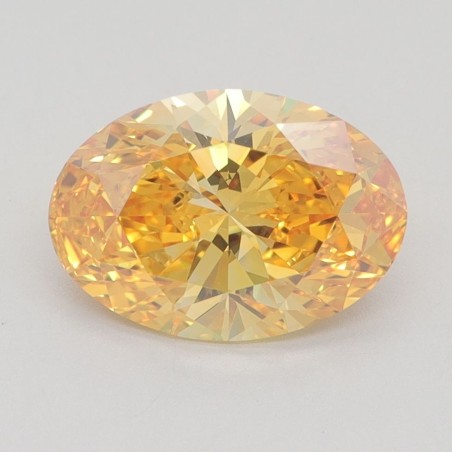 Diament laboratoryjny o barwie fantazyjnej szlif owalny, 2.07ct, VVS2, Fancy Vivid Yellow, IGI LG625448489