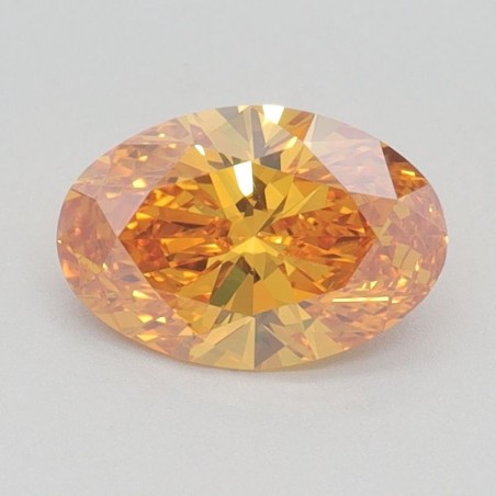 Diament laboratoryjny o barwie fantazyjnej szlif owalny, 1.05ct, VVS2, Fancy Vivid Yellow, IGI LG625471713