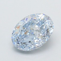 Diament laboratoryjny o barwie fantazyjnej szlif owalny, 1.15ct, VVS2, Fancy Vivid Blue, IGI LG720544489