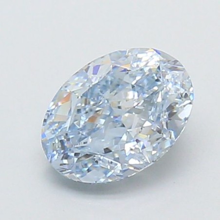 Diament laboratoryjny o barwie fantazyjnej szlif owalny, 1.15ct, VVS2, Fancy Vivid Blue, IGI LG720544489