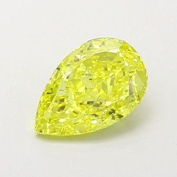 Diament laboratoryjny o barwie fantazyjnej szlif gruszkowy, 1.07ct, VVS2, Fancy Intense Yellow, IGI LG720544501