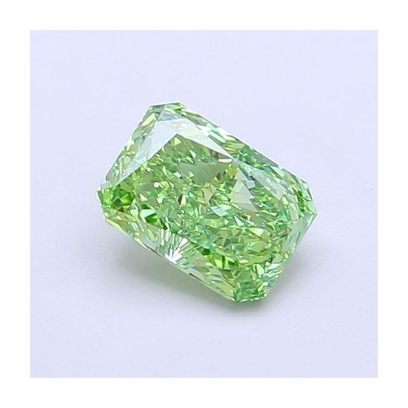 Diament laboratoryjny o barwie fantazyjnej radiant, 1.01ct, VVS2, Fancy Vivid Green, IGI LG720544450 Diament laboratoryjny o barwie fantazyjnej radiant, 1.01ct, VVS2, Fancy Vivid Green, IGI LG720544450
