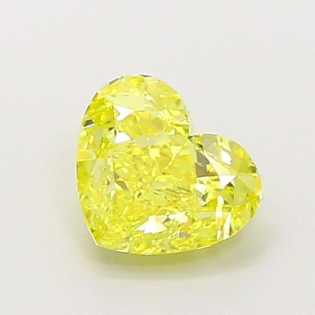 Diament laboratoryjny o barwie fantazyjnej serce, 1.18ct, VVS2, Fancy Vivid Yellow, IGI LG720544477