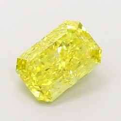 Diament laboratoryjny o barwie fantazyjnej radiant, 1.32ct, VVS2, Fancy Intense Yellow, IGI LG720544491