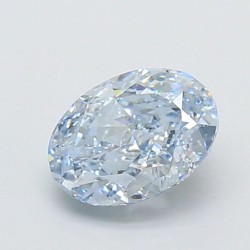 Diament laboratoryjny o barwie fantazyjnej szlif owalny, 1.02ct, VVS2, Fancy Vivid Blue, IGI LG720544474