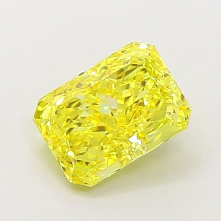 Diament laboratoryjny o barwie fantazyjnej radiant, 1.32ct, VVS2, Fancy Vivid Yellow, IGI LG720544508