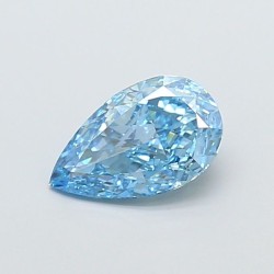 Diament laboratoryjny o barwie fantazyjnej szlif gruszkowy, 1.59ct, VVS2, Fancy Vivid Blue, IGI LG700518142