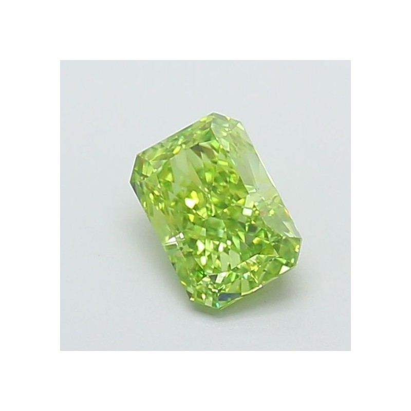 Diament laboratoryjny o barwie fantazyjnej radiant, 1.21ct, VVS2, Fancy Vivid Green, IGI LG720544408 Diament laboratoryjny o barwie fantazyjnej radiant, 1.21ct, VVS2, Fancy Vivid Green, IGI LG720544408