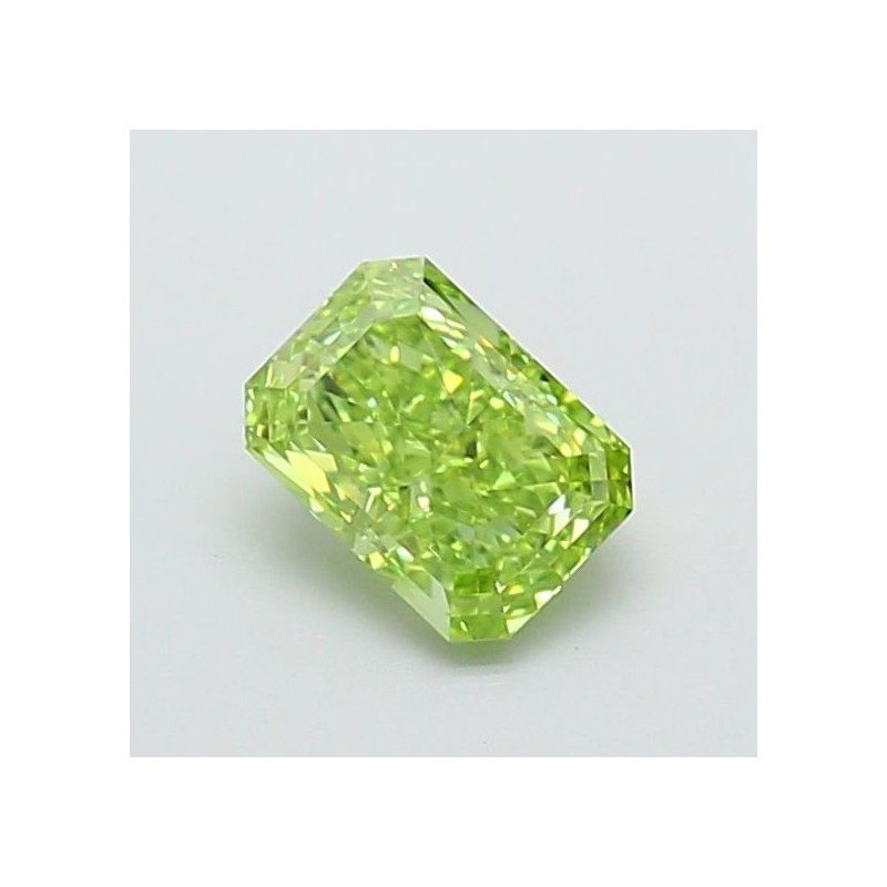 Diament laboratoryjny o barwie fantazyjnej radiant, 1.1ct, IF, Fancy Vivid Green, IGI LG720544414 Diament laboratoryjny o barwie fantazyjnej radiant, 1.1ct, IF, Fancy Vivid Green, IGI LG720544414