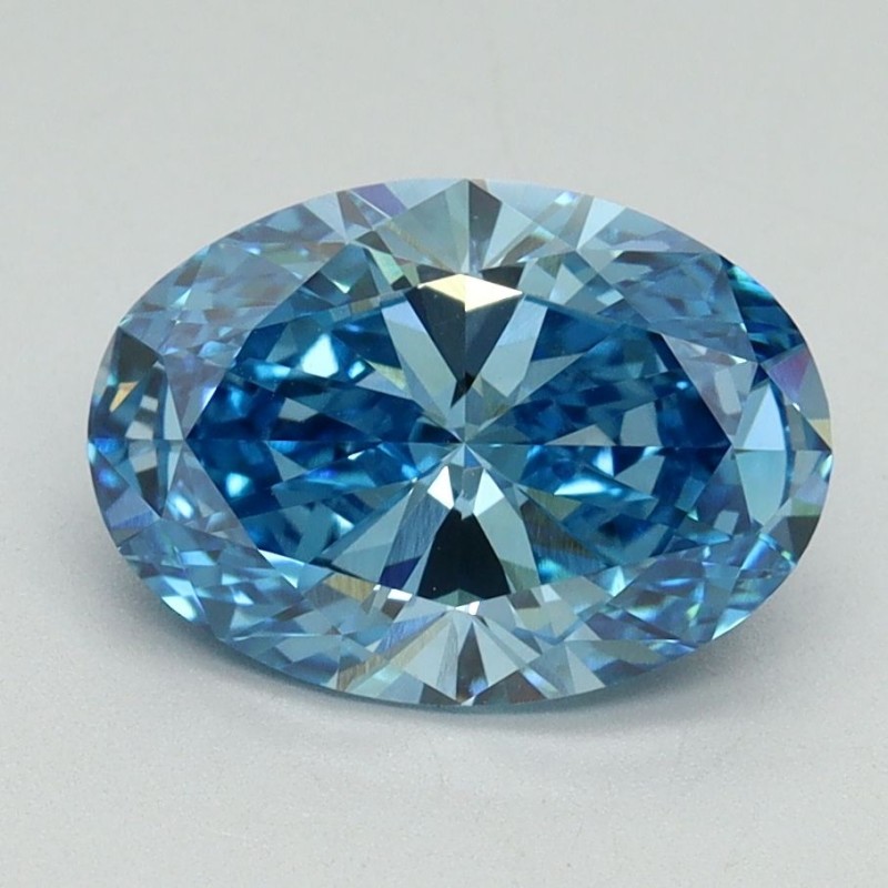 Diament laboratoryjny o barwie fantazyjnej szlif owalny, 2.06ct, VVS2, Fancy Vivid Blue, IGI LG644430762 Diament laboratoryjny o barwie fantazyjnej szlif owalny, 2.06ct, VVS2, Fancy Vivid Blue, IGI LG644430762