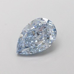 Diament laboratoryjny o barwie fantazyjnej szlif gruszkowy, 1.54ct, VVS2, Fancy Intense Blue, IGI LG700518060