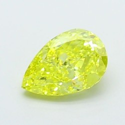 Diament laboratoryjny o barwie fantazyjnej szlif gruszkowy, 1.28ct, VVS1, Fancy Intense Yellow, IGI LG720544496