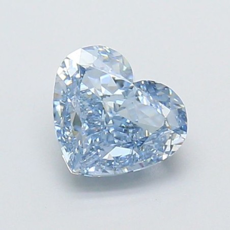 Diament laboratoryjny o barwie fantazyjnej serce, 1.22ct, IF, Fancy Vivid Blue, IGI LG720544478