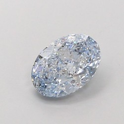 Diament laboratoryjny o barwie fantazyjnej szlif owalny, 1.02ct, VVS2, Fancy Vivid Blue, IGI LG720544485