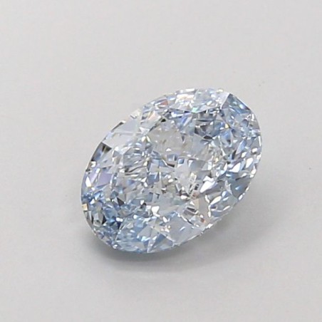Diament laboratoryjny o barwie fantazyjnej szlif owalny, 1.02ct, VVS2, Fancy Vivid Blue, IGI LG720544485