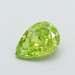 Diament laboratoryjny o barwie fantazyjnej szlif gruszkowy, 1.01ct, VVS2, Fancy Vivid Green, IGI LG720544407