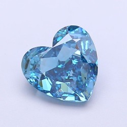 Diament laboratoryjny o barwie fantazyjnej serce, 1.66ct, VVS2, Fancy Vivid Blue, IGI LG700518135
